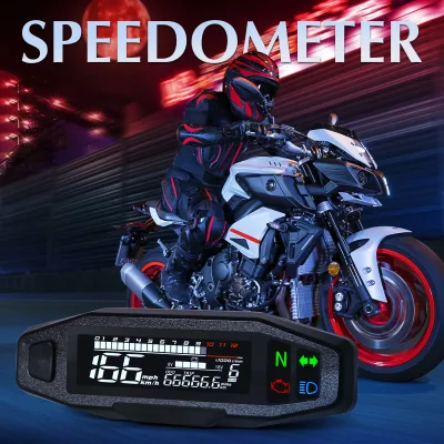 Compteur de vitesse numérique moto étanche – image 2