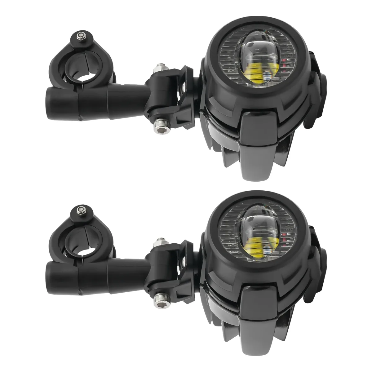 Deux phares antibrouillard LED pour moto