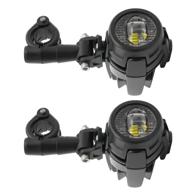 Deux phares antibrouillard LED pour moto