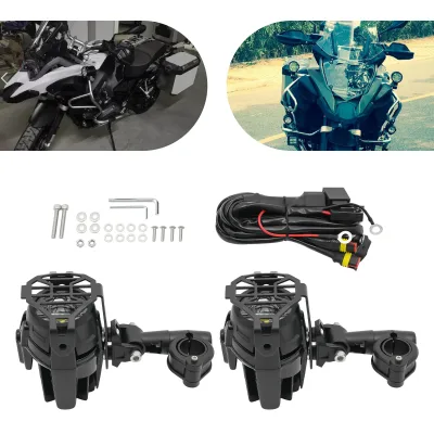 Deux phares antibrouillard LED pour moto – image 2