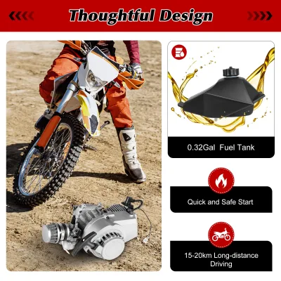 Kit moteur 49 cc 2 temps en aluminium – image 3