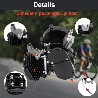 Moteur de vélo 2 temps 80 cc monocylindre – image 2