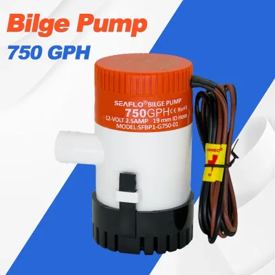 Pompe de cale submersible 12 V, 750 GPH