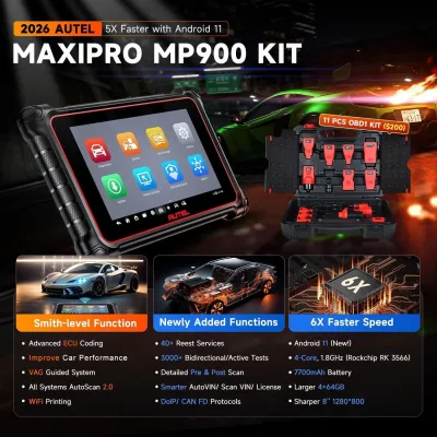 Valise de diagnostic auto OBD2 à tablette tactile – image 2