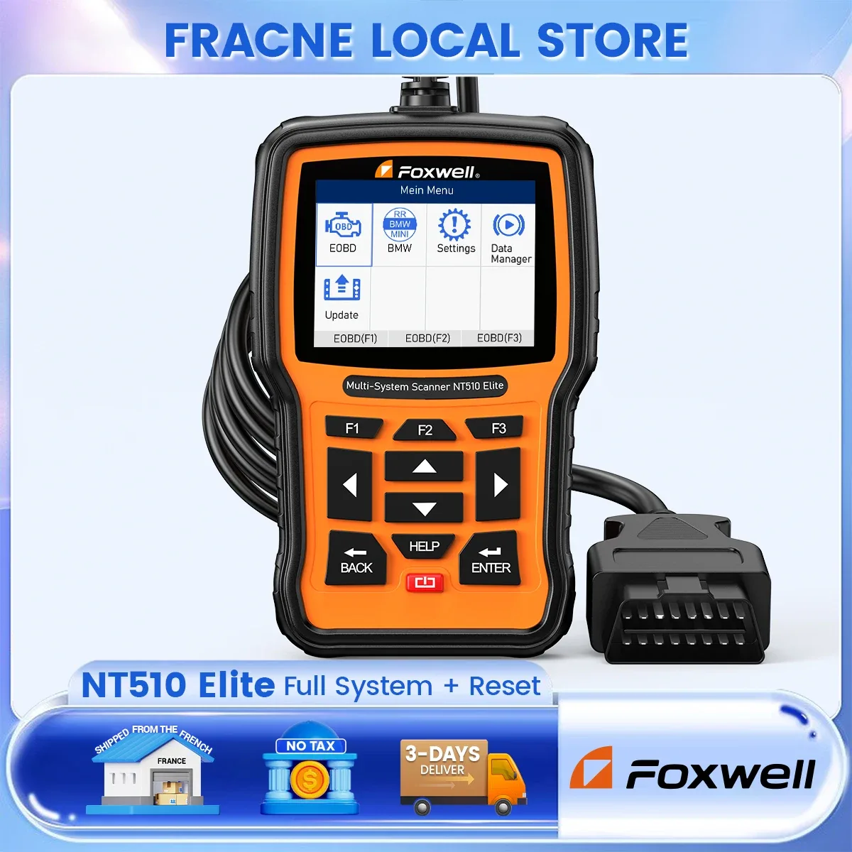 Valise de diagnostic OBD2 tous systèmes