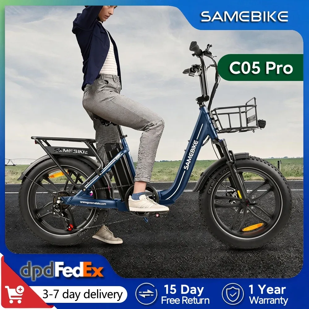Vélo électrique pliable à gros pneus