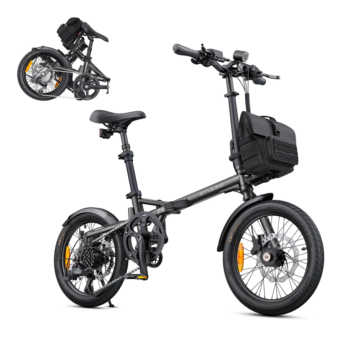 Vélo électrique pliant roues de 40,5 cm